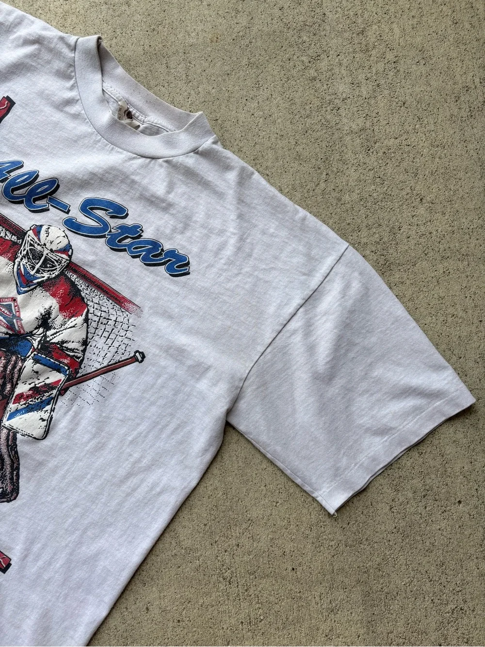 Vintage 1993 NHL All-Star Game Montreal Goalie T-Shirt - XL - Picture 3 of 5